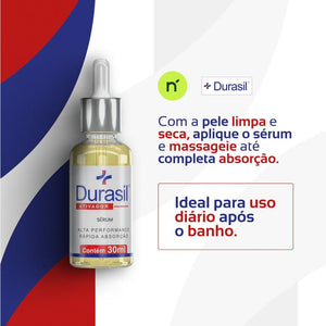 Durasil – Sérum com Bioativos Naturais | Higiene e Conforto Diário | Toque Seco, Absorção Rápida | 30 mL – Uso Externo